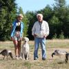 True with his friends, Paul & Marilyln