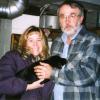 Bill, Alinda Frankino and her new pup, Gherkin