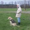 Paul Shoemaker with Ten as a pup